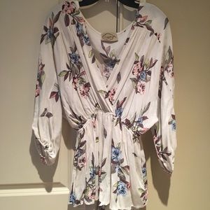 Deja Vu Boutique white floral romper